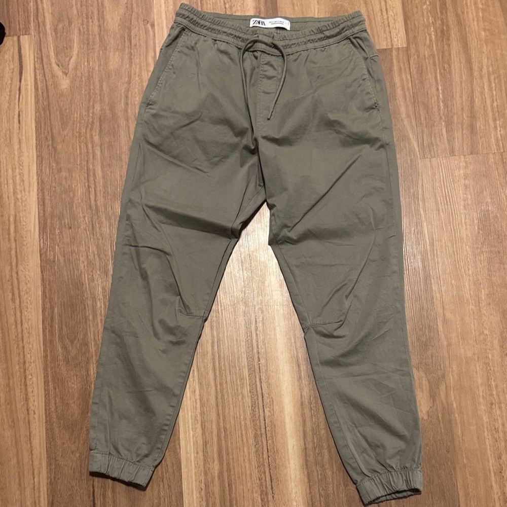 Zara Men's Khaki Joggers M